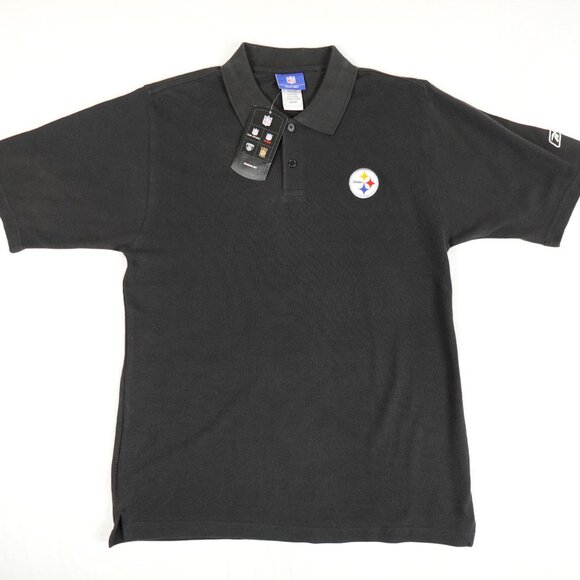 Reebok Pittsburgh Steelers NFL Team Shirt Size Small / Medium Golf Polo - Picture 1 of 9